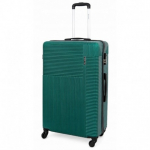 Didelis plastikinis lagaminas Gravitt 8052 D Žalias (Dar green)