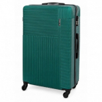 Vidutinis plastikinis lagaminas Gravitt 8052 V Žalias (Dark Green)