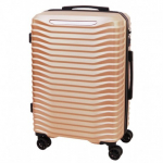Vidutinis plastikinis lagaminas Gravitt PC11 V Rožinis (Rose gold)