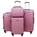 Suur kohver Gravitt 1131D Silver-Pink