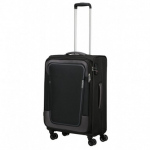 Keskmise suurusega kohvrid American Tourister Pulsonic V Asphalt Black