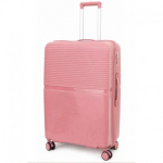 Didelis plastikinis lagaminas Gravitt GR088 D Rožinis (Rose Gold)