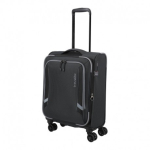 Mažas medžiaginis lagaminas Travelite Corsiica M Juodas
