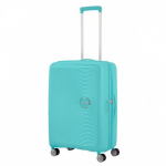 Keskmise suurusega kohvrid American Tourister Soundbox V Poolside Blue