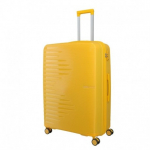 Didelis plastikinis lagaminas Travelite Pacific D Geltonas