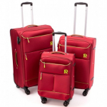 Vidutinis medžiaginis lagaminas RGL S-040 V Raudonas