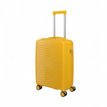Mažas plastikinis lagaminas Travelite Pacific M Geltonas