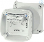 Junction box KF 0402 G 104x104x70mm IP66/67 grey with 5x2.5mm&sup2; terminal 62000047 | 4012591121756