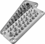 MC25/27 multiievadsRAL7035 pelēks IP66/IP67ar dibe MOREK MBA1C27G11 | 4744397013538
