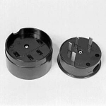 Socket + plug R&Scaron;+V&Scaron; 25A 380V black 800072025 | 4770025851241