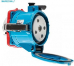 Metal socket outlet DS2 5x250A (3P+N+PE) 440V AC IP66/67 IK10 blue 3924017