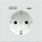 Socket outlet, 1-gang, USB A+C, 3A, white, D-life MTN2367-6035 | 3606489905910