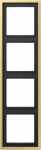 4-gang frame, classic brass, LS990 ME2984C | 4011377099593