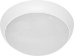 Bulkhead SATURN 1x75W E27 IP54 white prismatic glass 887536 | 5905963887536