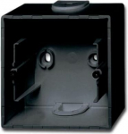 Mounting Box 1 gang, 1701-95-507, black, Basic55 2CKA001799A0965 | 4011395161715