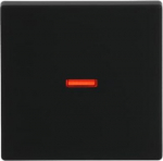 Cover plate with small red screen, black, 1789-885, Platform 63 2CKA001751A3047 | 4011395129852