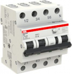4P C 32A 100mA Residual Current Breaker with Overload protection (RCBO) DS203NC C32 A100 2CSR256140R2324 | 8012542831129