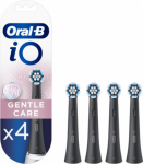 Oral-B | Toothbrush replacement | iO Gentle Care | Heads | For adults | Number of brush heads included 4 | Number of teeth brushing modes Does not apply | Black IO REFILL GENTLE | 4210201419082