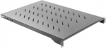 Lanberg 19" fixed shelf 1U/483x700mm, max load capacity up to 15kg | AK-1010-B | Black AK-1010-B | 5901969406412