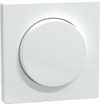 Cover plate for rotary dimmer, lotus white, Merten System D-Life MEG5250-6035 | 4042811199944