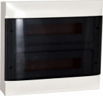 LEGRAND 2X18M SURFACE CABINET SMOKED DOOR EARTH + NEUTRAL TERMINAL BLOCK 137217 | 3414971198883