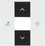 As cover for ABB-free@home&reg; room temperature controller RTC-F-1. As cover for KNX room temperature controller (6108/18-500). 2CKA006220A0244 | 4011395187470