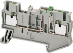 Terminal block, Linergy TR, grey, 2.5mm&sup2;, push-in type, knife disconnect, 2 points, set of 50 NSYTRP22SC | 3606480533358