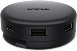 Dell Pro 7-in-1 USB-C Travel Hub - DA326 | Black 470-BGCG | 5397321025177