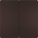 1+1 Rocker switch for double pushbutton, 68x68mm, Brown, DELTA Style 5TG7145-0CH00 | 4001869583525