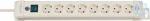 Extension cord Premium-Line 8 sockets 3m H05VV-F 3x1.5, with switch, white 1952280100/115622 | 4007123624287
