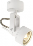 INDA SPOT GU10 wall and ceiling light, matt white, max. 50W 147551 | 4024163127394