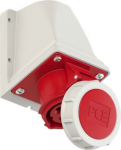 Wall mounted socket 3x16A (2P+PE) 9h IP67, red 1132-9 | 9003399155536