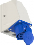 Wall mounted socket 3x16A (2P+PE) 6h IP44, blue 913-6W | 9003399418051