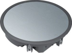 cover lid R10 round for 10 devices for flooring 5 mm deep black VDR10059005 | 4012002244333