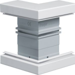 External corner of base profile for BRA 68x170mm lid 120mm of alu in pure white BRA651703B9010 | 4012740841764