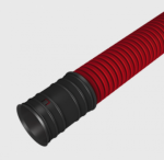 Underground corrugated double wall tube EVOCAB HARD D=50mm/6m red 750N 2020005006004C01003 | 4751012074614