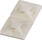 Self adhesive socket, 19x19, natural 100 pieces 262160 | 4011923098520