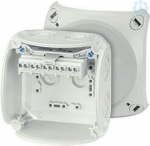 Junction box KF 0404 G 104x104x70mm IP66/67 grey with 5x4mm&sup2; terminal 62000049 | 4012591121770