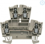 Double-tier terminal 2.5 mm&sup2;, 400 V, 24 A, dark beige 1021500000 | 4008190169527