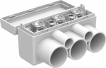 Distribution block Al 3x50/Cu 3x35+2x6.0mm2 gray 1000V SLT 50-3-2 MAS3051A10 | 4744397033529