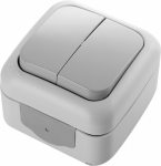 2-klahviga hermeetiline l&uuml;liti IP54 hall Palmiye 90555502 | 8691136305392