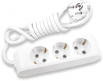 Extension 3 sockets white, Child Protection, 1.5m X-tendia WLTB0431-2WH | 8691136118015