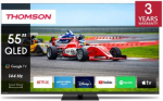TV Set THOMSON 55" 4K/Smart QLED 3840x2160 Wireless LAN Bluetooth Google TV Black 55QG7C14 55QG7C14 | 9120106662399