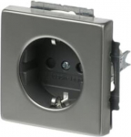 Socket outlet, Stainless Steel, IP20, 20 EUCKS-866, PureSteel 2CKA002013A5276 | 4011395087534
