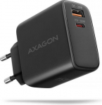 AXAGON GaN wallcharger 2x port (USB-A + USB-C), PD3.0/PPS/QC4+/SFC2.0/AFC/SCP/FCP/Apple, 45W | ACU-PQ45 ACU-PQ45 | 8595247907905