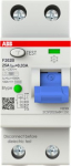 2P 25A 30mA Residual Current Circuit Breaker (RCCB) F202 B-25/0.03 2CSF202568R1250 | 8012542341253