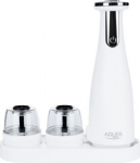 Adler | Electric Salt and pepper grinder | AD 4449w | Housing material ABS plastic | 7 W | Lithium | Matte White AD 4449 WHITE | 5903887809788