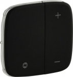 Cover plate Valena Allure - universal/for 1-10V ballast dimmer - black 752088 | 3414970477088