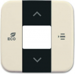 As cover for ABB-free@home&reg; room temperature controller RTC-F-1. As cover for KNX room temperature controller (6108/18-500). 2CKA006220A0245 | 4011395187487