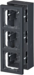 Surface mounting box 3-gang Anthracite - Impressivo 2TKA00000997 | 6438199002699